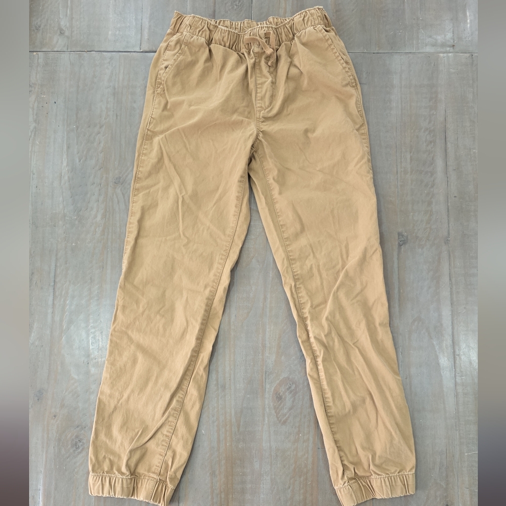 GAP Kid's Tan Elastic Cuff Chinos #H0182